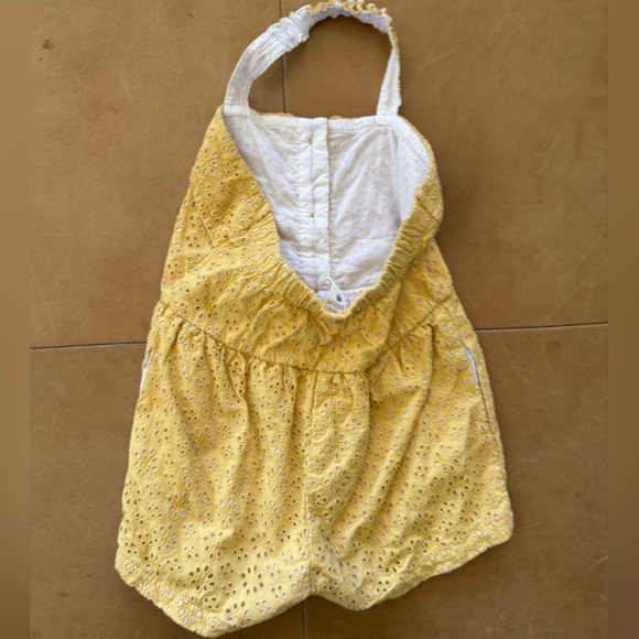 💙5/$25💙Kate Quinn Organic Cotton Halter Romper 6-12M - Picture 2 of 4